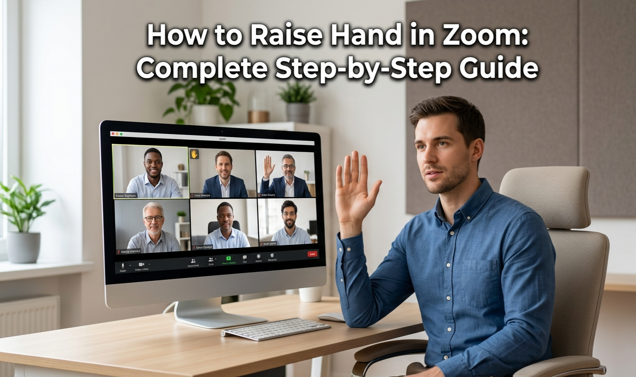 How to Raise Hand in Zoom during an online meeting using the participant controls